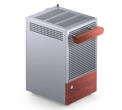 Корпус без блока питания/ Case JONSBO T6, Desktop SFF, TG, no fan, 1xUSB-A 3.2 + 1xUSB-C 3.2, mITX Silver Корпус без блока питания/ Case JONSBO T6, Desktop SFF, TG, no fan, 1xUSB-A 3.2 + 1xUSB-C 3.2, mITX Silver