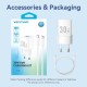 Набор для зарядки Vention з/у GaN 30W 2 порта USB (C + A) и кабель USB-C 3А Чёрный, шт.