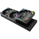 Водяное охлаждение для процессора/ Water Cooling System SAMA Q60 Black (360mm, LED temp., Black, ARGB/ Fans: 3x120mm, 86CFM, 30dBA, 2600RPM/ Pump height 64mm, 30dBA, 2800RPM, Rad thickness 27mm/ S: 1851, 1700, 1200, 20XX, 115X, AM5, AM4)