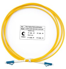  Cabeus FOP(s)-9-LC-LC-2m Шнур оптический simplex LC-LC 9/125 sm 2м LSZH