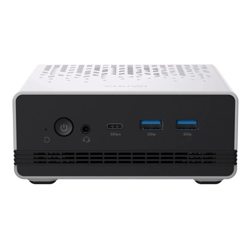 Компьютер/ Chuwi Ubox  AMD Ryzen 5 6600H(3.3Ghz)/16384Mb/512PCISSDGb/Int:AMD Radeon/BT/WiFi/war 1y/1.35kg/Iron Gray/Win11Home + DDR5 (SODIMM MAX 64GB)(RAM slot*2)/USB2.0*1/USB3.2G1*3/Type-C*1(DP,PD)/HDMI*1/DP*1/RJ45*2/WIFI6,BT5.
