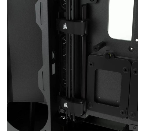 Корпус без блока питания/ Case Corsair iCUE 5000X RGB, Midi-Tower, TG, 3x120mm RGB, 2xUSB-A 3.2, 1xUSB 3.2 Type-C, E-ATX, ATX, mATX, mITX Black