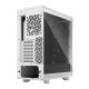 Корпус ПК без блока питания/ Case Fractal Design Meshify 2 Compact TG Clear Tint, Midi-Tower, 2x140mm + 1x120mm, 2xUSB-A 3.2 + 1xUSB 3.2 Type-C ATX, mATX, mITX White