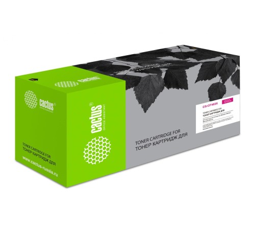 -/ Картридж лазерный Cactus CS-CF463X CF463X пурпурный (22000стр.) для HP Color LJ Enterprise M652dn/M6