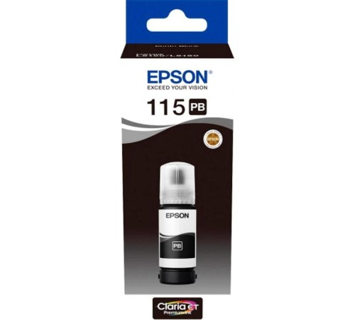 Чернила/ Epson 115 EcoTank Photo Black ink bottle Чернила/ Epson 115 EcoTank Photo Black ink bottle