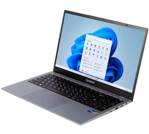 Ноутбук IRBIS 15NBP3513 15.6" FHD (1920x1080) IPS 300cd,Core i5-1335U,16Gb DDR4-3200(1),512Gb SSD,Wi-Fi 6+BT 5,76Wh,Metal case,Kbd Backlit,FPS,TPM 2.0,1.77kg,Grey,3y warranty,no OS