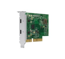 Карта расширения/ QNAP QXP-T32P Dual Port Thunderbolt 3 Adapter, 2 Thunderbolt (USB Type-C) PCIe Gen3 x4