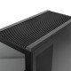 Корпус без блока питания/ Case HSPD F711, Panoramic Full Tower, Black, TG, 0.7 SPCC, no fans ATX, mATX, mITX 190/420/280mm 2x2.5", 2x3.5", 7xPCI 1xUSB-A 3.0, 1xUSB-C 445x235x475mm