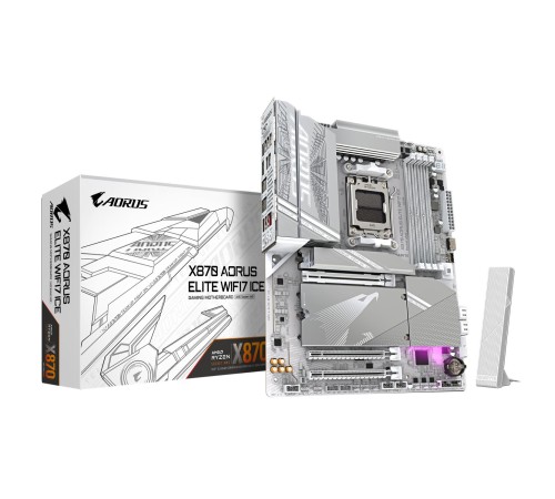 Материнская плата/ X870 A ELITE WF7 ICE Материнская плата/ X870 A ELITE WF7 ICE