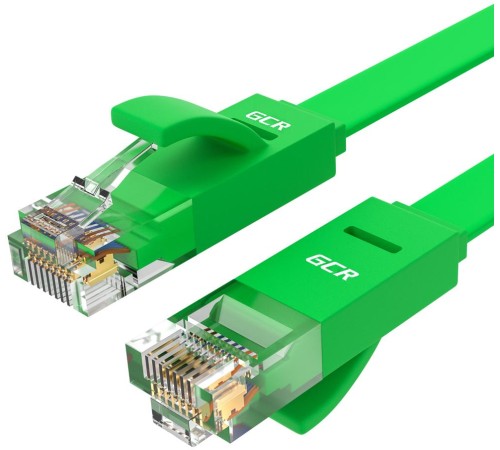 Greenconnect Патч-корд PROF плоский прямой 0.15m, UTP медь кат.6, зеленый, позолоченные контакты, 30 AWG, ethernet high speed 10 Гбит/с, RJ45, T568B Greenconnect Патч-корд PROF плоский прямой 0.15m, UTP медь кат.6, зеленый, позолоченные контакты, 30 AWG, ethernet high speed 10 Гбит/с, RJ45, T568B