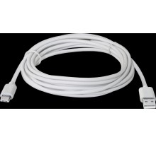 Defender USB кабель USB08-10BH USB2.0 белый, AM-MicroBM, 3м