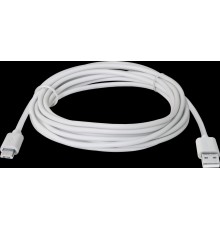 Defender USB кабель USB08-10BH USB2.0 белый, AM-MicroBM, 3м