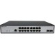 Коммутатор/ Управляемый L3 коммутатор, 16x1000Base-T, 2x10GBase-X SFP+, консольный порт RJ-45, комплект для установки в 19" стойку