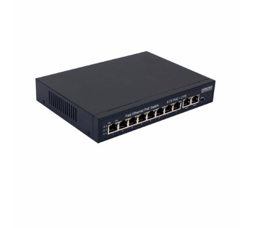PoE Коммутатор OSNOVO SW-21000(120W) PoE коммутатор Fast Ethernet на 10 RJ45 портов. Порты: 1 x FE (10/100Base-T) с PoE (до 60W, A+B) + 7 x FE (10/100Base-T) с PoE (до 30W), 2 x FE (10/100 Base-T). Соответствует ста
