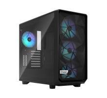 Корпус ПК без блока питания/ Case Fractal Design Meshify 2 RGB TG Light Tint, Midi-Tower, 4x140mm RGB, 2xUSB-A 3.2 + 1xUSB 3.2 Type-C E-ATX, ATX, mATX, mITX Black