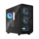 Корпус ПК без блока питания/ Case Fractal Design Meshify 2 RGB TG Light Tint, Midi-Tower, 4x140mm RGB, 2xUSB-A 3.2 + 1xUSB 3.2 Type-C E-ATX, ATX, mATX, mITX Black