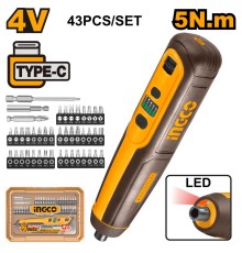 Аккумуляторная отвертка 4В, 5Hm, 1/4, SUPER NGCO CSDLI04062
