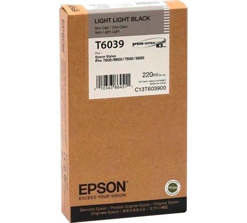 Картридж/ Epson I/C SP-7880/9880 220ml Light Light Black Картридж/ Epson I/C SP-7880/9880 220ml Light Light Black