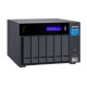 Сетевое хранилище без дисков/ SMB QNAP TVS-672XT-i3-8G 6-Bay NAS, Intel Core i3-8100T 4-core 3.1 GHz Processor, 8GB DDR4 RAM (max 32GB RAM), 6x 2.5"/3.5" SATA HDD/SSD + 2x M.2 PCIe SSD slot, 2xGbE LAN, 1 x 10GBase-T, 2 x Thunderbolt 3 port