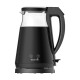 Electric Kettle DEM-SH90W Black, 1.7L, 1700W, thermostat 40-100°C