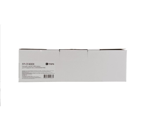 Картридж F+ imaging, черный, 2 800 страниц, для HP моделей Color LJ M252DN/M277DW (аналог CF400X), FP-CF400X (Вскрытая упаковка)
