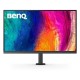 Мониторы/ Benq PD3205UA 31,5'', 3840x2160, IPS,  60Hz, 1000:1, 350cd, 5ms, HDMI, DP; 3*USB 3.2; USB C*90W, Speakers, Height adj 110, 99% sRGB, Flicker-free;Low Blue Light, Calibration Report, Table Mounting, 3Y, Grey