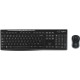 Комплект (клавиатура + мышь)/ Logitech Wireless Desktop MK270 (USB, FM, keyboard:2xAAA, mouse:optical, 1000dpi, 3btn+Roll, 1xAA) Retail