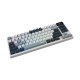 Клавиатура беспроводная Keyboard MSI FORGE GK600 TKL, Wireless, Mechanical Linear Switches, RGB LED, 4000mA/h, Sky