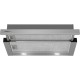 ВЫТЯЖКА HOMSair Flat 50 Inox/ встраиваемая, кнопочное управление, 2 скорости, 520 м3/ч, до 20 м2, 45 дБ, угольный фильтр CF110 - 1 шт, ШхВхД: 500х176х280 мм, нерж. сталь