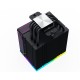 Кулер для процессора ID-COOLING FROZN A610 ARGB LGA20XX/1700/1200/115X/AM5/AM4 (10шт/кор, TDP 250W, PWM, черный, 6 тепл.трубок + медная база, ARGB FAN 120mm) RET