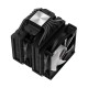 Кулер для процессора Ocypus Delta A62 BK ARGB, 2x120mm ARGB FAN, Top Panel, 6 HEAT PIPES, 4-PIN PWM, 500-2000 RPM, 29DBA, HYDRO BEARING, LGA115X/1200/1700/18XX, AM4/AM5