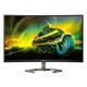 Монитор игровой 27'' 16:9 2560х1440(WQHD) VA, Curved, 165 Hz, 250 cd/m2, 4000:1, 4ms, 2xHDMI, DP, Tilt, Black (Мятая упаковка)
