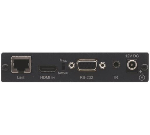 Передатчик HDMI, RS-232 и ИК по витой паре HDBaseT; до 70 м, поддержка 4К60 4:2:0/ 4K60 4:2:0 HDMI HDCP 2.2 Transmitter with RS–232 & IR over Long–Reach HDBaseT Передатчик HDMI, RS-232 и ИК по витой паре HDBaseT; до 70 м, поддержка 4К60 4:2:0/ 4K60 4:2:0 HDMI HDCP 2.2 Transmitter with RS–232 & IR over Long–Reach HDBaseT