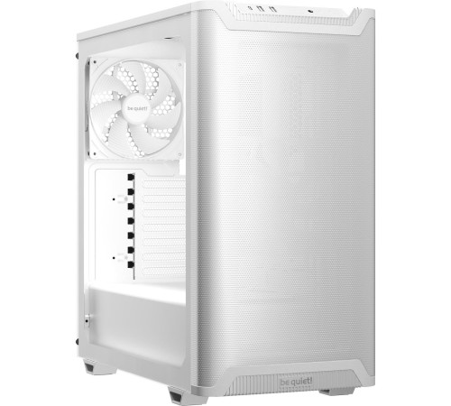 Корпус ПК без блока питания/ Case be quiet! PURE BASE 501 Airflow Window, Midi-Tower, TG, 2x140mm, 2xUSB-A 3.2, 1xUSB 3.2 Type-C, ATX, mATX, mITX White