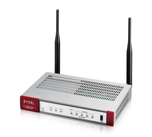 Межсетевой экран/ Межсетевой экран Zyxel USG FLEX 50AX, 1xWAN GE, 4xLAN/DMZ GE, Wi-Fi 6 (AX1800), 1xUSB3.0, NebulaFlex ** Межсетевой экран/ Межсетевой экран Zyxel USG FLEX 50AX, 1xWAN GE, 4xLAN/DMZ GE, Wi-Fi 6 (AX1800), 1xUSB3.0, NebulaFlex **