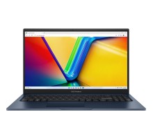 Ноутбук/ ASUS X1504VA-BQ282 15.6"(1920x1080 (матовый) IPS)/Intel Core i5 1335U(1.3Ghz)/8192Mb/512PCISSDGb/noDVD/Int:Intel UHD Graphics/Cam/BT/WiFi/42WHr/war 1y/1.7kg/Quiet Blue/DOS