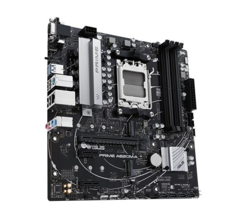 Материнская плата ASUS PRIME A620M-A-CSM, AM5, A620, 4*DDR5, 4*SATA, 2*M.2, 2*USB 3.2, 4*USB 2.0, 2*PCIx16, 2*PCIx1, DP+VGA+HDMI, mATX; 90MB1F10-M0EAYC