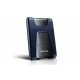 Жесткий диск внешний/ Portable HDD 2TB ADATA HD650 (Black), Silicone, USB 3.2 Gen1, 121x81x21mm, 201g /3 года/