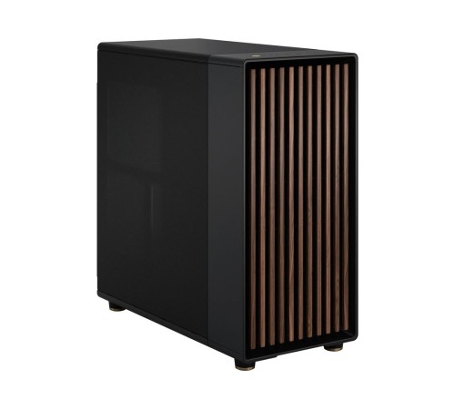 Корпус без блока питания/ Case Fractal Design North XL, Full-Tower, 3x140mm, 2xUSB-A 3.0 + 1xUSB 3.2 Type-C E-ATX, ATX, mATX, mITX Wood panel Charcoal Black