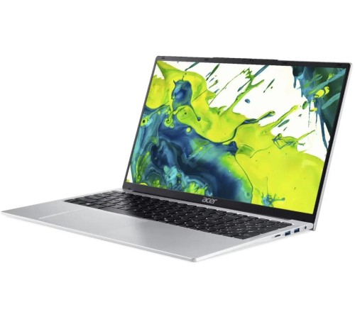 Ноутбук/ ACER Aspire Lite AL17-31P-35NA 17.3"(1600x900 TN)/Intel N-series N355(3.9Ghz)/8192Mb/512PCISSDGb/noDVD/Int:Intel HD/Cam/BT/WiFi/50WHr/war 1y/2kg/Silver/NoOS