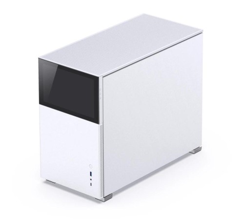 Корпус без блока питания/ Case JONSBO D31 STD SCREEN, Mini-Tower, TG, no fans, 1xUSB-A 3.2 + 1xUSB-C 3.2, mATX, mDTX, mITX White