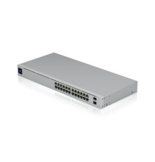 Коммутатор/ 24-port, Layer 2 PoE switch with a fanless cooling system.95W total PoE availability