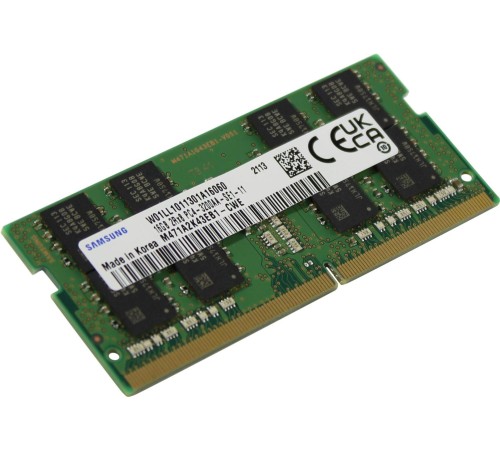 Память оперативная/ Samsung DDR4 16GB UNB SODIMM 3200, 1.2V Память оперативная/ Samsung DDR4 16GB UNB SODIMM 3200, 1.2V