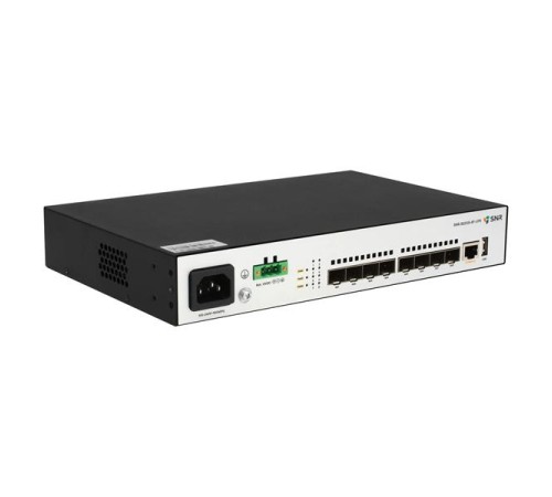 коммутатор SNR Управляемый коммутатор уровня 2+, 8 x 1/10GE SFP+. Питание: 220V AC + встроенный UPS 12V