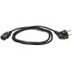 Кабель/ Кабель комп - розетка 220V EU (угловой)<VDE> 3GX0,75mm2, 1,8m, медь, Telecom <TY021-CU0.75-1.8M>