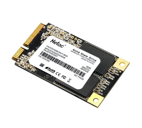 SSD накопитель Netac SSD N5M 1TB mSATA SATAIII 3D NAND, R/W up to 560/520MB/s, TBW 560TB, 3y wty SSD накопитель Netac SSD N5M 1TB mSATA SATAIII 3D NAND, R/W up to 560/520MB/s, TBW 560TB, 3y wty