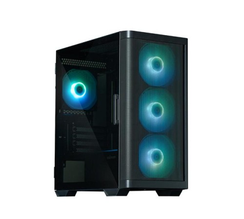 корпус ZALMAN M4, MATX, BLACK, WINDOW, 1xCombo (3.5'' or 2.5''), 1x3.5", 2x2.5", 1xUSB2.0, 2xUSB3.0, FRONT 3x120mm ARGB, REAR 1x120mm ARGB
