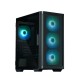 корпус ZALMAN M4, MATX, BLACK, WINDOW, 1xCombo (3.5'' or 2.5''), 1x3.5", 2x2.5", 1xUSB2.0, 2xUSB3.0, FRONT 3x120mm ARGB, REAR 1x120mm ARGB