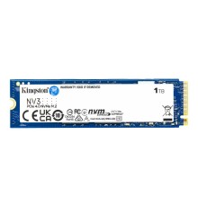 Твердотельный накопитель/ Kingston SSD NV3, 1000GB, M.2(22x80mm), NVMe, PCIe 4.0 x4, 3D TLC, R/W 6000/4000MB/s, TBW 320, DWPD 0.3 (60 мес)