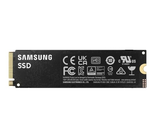 Твердотельный накопитель/ Samsung SSD 990 PRO, 1000GB, M.2(22x80mm), NVMe 2.0, PCIe 4.0 x4, V-NAND TLC, R/W 7450/6900MB/s, IOPs 1 200 000/1 550 000, DRAM buffer 1024MB, TBW 600, DWPD 0.33, with Heatsink (12 мес.) Твердотельный накопитель/ Samsung SSD 990 PRO, 1000GB, M.2(22x80mm), NVMe 2.0, PCIe 4.0 x4, V-NAND TLC, R/W 7450/6900MB/s, IOPs 1 200 000/1 550 000, DRAM buffer 1024MB, TBW 600, DWPD 0.33, with Heatsink (12 мес.)
